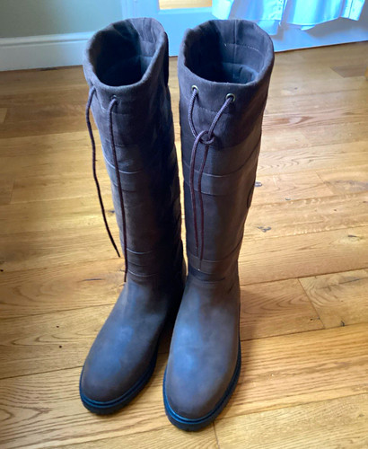 Toggi brown leather boots - boots, uk