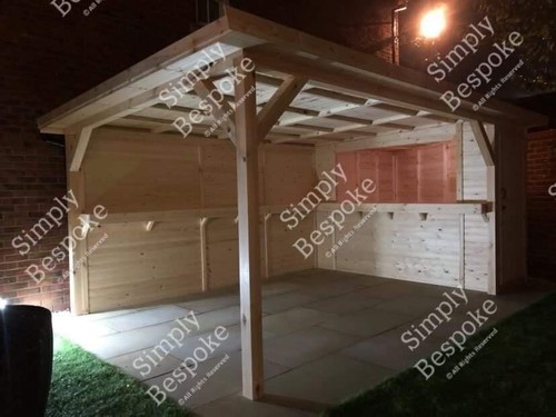 Garden bar shelter gazebo - gazebo, man