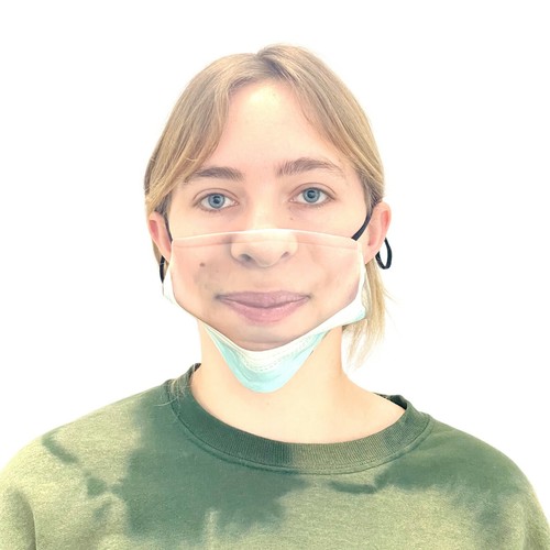 Personalised pulled down face - pulled,