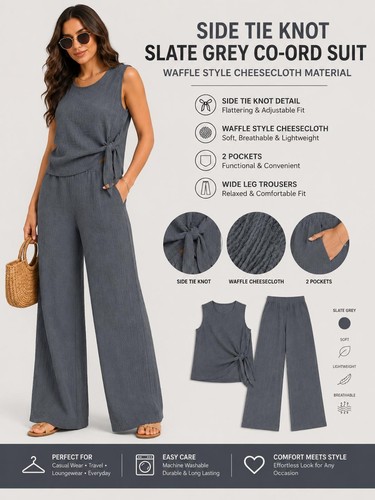 Ladies cheesecloth waffle - cheesecloth,