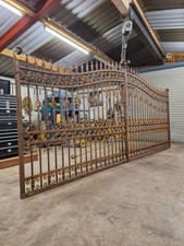 Wrought iron driveway gates - wrought,