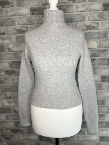 Grey roll neck long - , sleeve