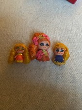 Vintage Liddle Kiddle Jewellery dolls x 3