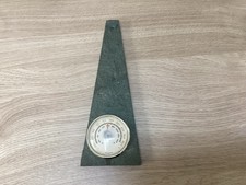 VINTAGE SLATE THERMOMETER, 1970s.GREY SLATE.HANG OR STAND.
