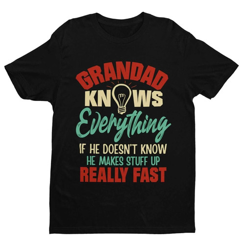 Grandad knows everything funny - grandad,