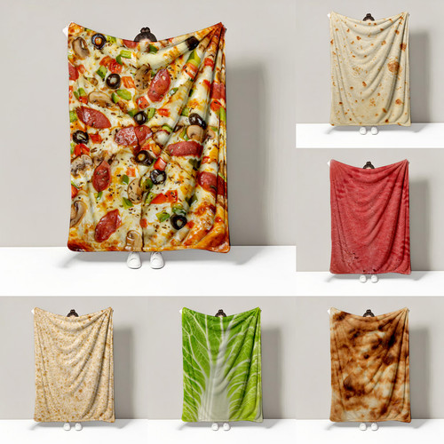 Funny food blanket pizza - funny,