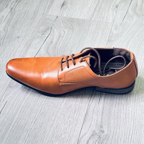 Beckett tan leather derby - beckett,