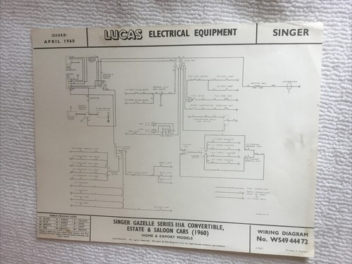 Singer gazelle series iiia - singer,