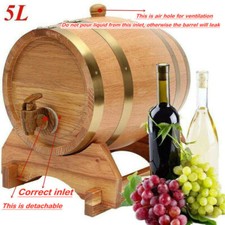 Wooden whiskey barrel rum - 5l,