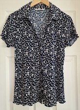 BHS Womens Crimped Button