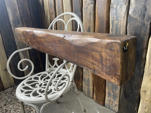 Reclaimed solid wood fireplace - solid,