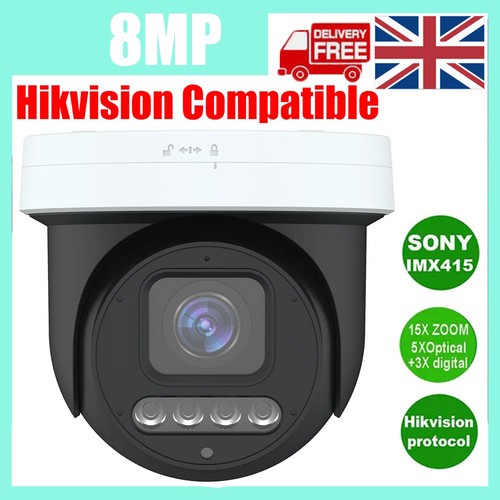 8mp poe ptz security - 4k,