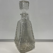 Vintage Pressed Glass Liquor