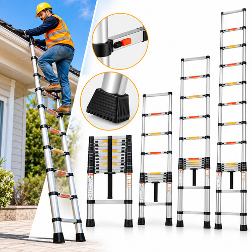 Steel folding telescopic - steel,