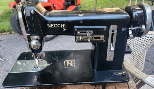Antique necchi sewing - antique, bu