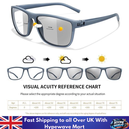 Oversized photochromic reading - photochromic,
