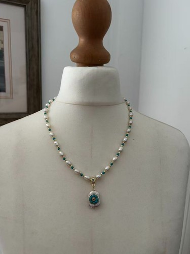 Real fresh water pearl - water, beaded