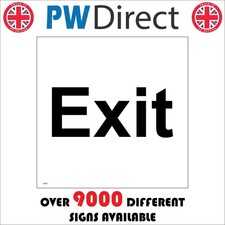 SIGN EXIT CS672 LEAVE