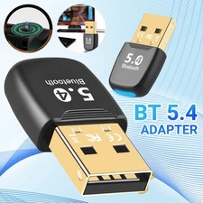 Bluetooth 5.4 USB Dongle Adapter for PC -Wireless Audio Low Latency Windows 7-11