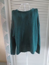 Indigo - Bottle Green jumper size 18