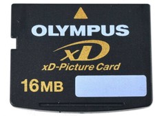 16mb olympus memory card - xd,