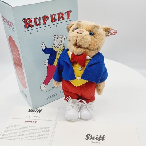 Steiff 653582 pug algy - pug,