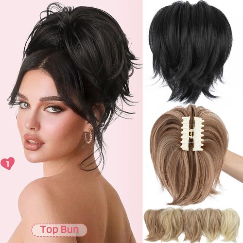 Thicker curly messy bun claw - thicker,
