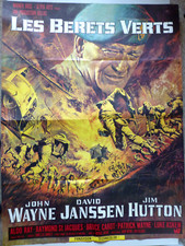 Green Berets (1968) JOHN WAYNE French "Grande" Movie Poster 46" x 61 1/2"