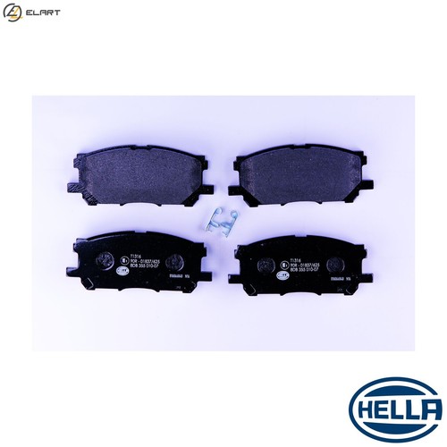 Brake pad set disc - disc,