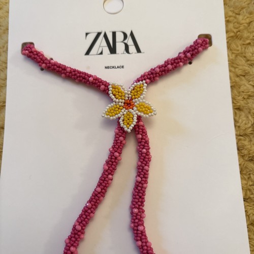 Zara glass beaded - zara, flower