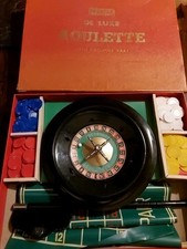 Vintage Merit De Luxe Roulette Game Rake J & L Randall Ltd Vintage Game In Box 