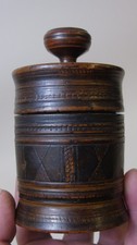 18th Century Treen Lidded