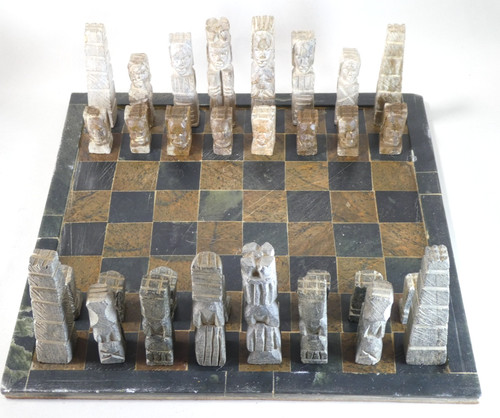 Carved soapstone primitive - carved,