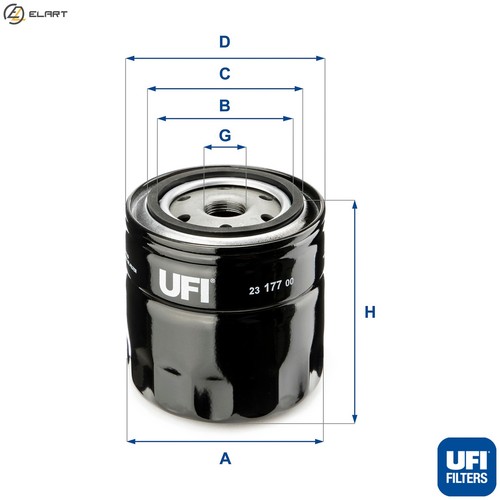 Oil filter 177 for - oil,