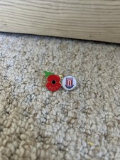 Rare Stoke City Football Club Remembrance Pin Badge 2022 Royal British Legion