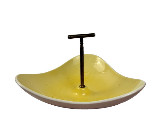 Mcm yellow pink pottery - mcm,