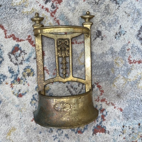 Vintage brass stick stand - brass, /
