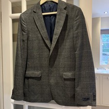 Magee Tweed wool jacket  In Dark Green Check Size 42L Excellent Condition