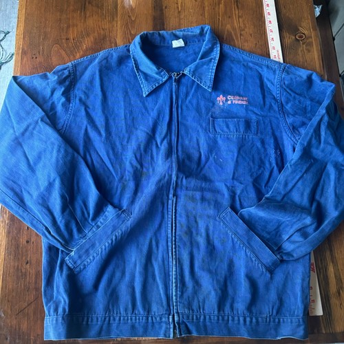 Vintage french cotton zip - french,