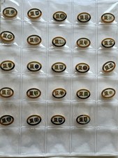 Hull City Matchday Badges . Complete Season 2005/06 24 Badges In Total, Mint.