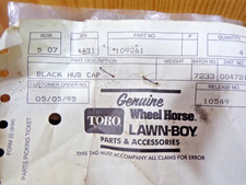 Toro Wheel Horse Part # 109261