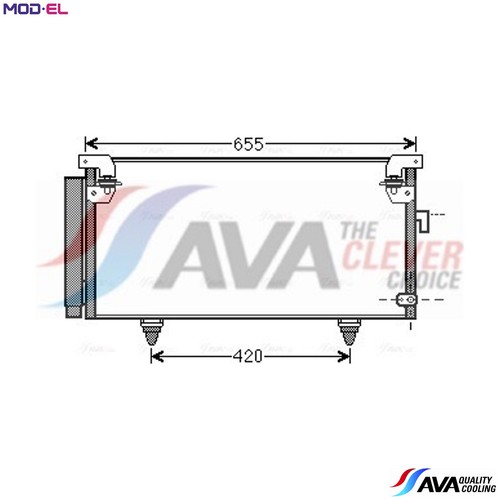 Condenser air conditioning - condenser,