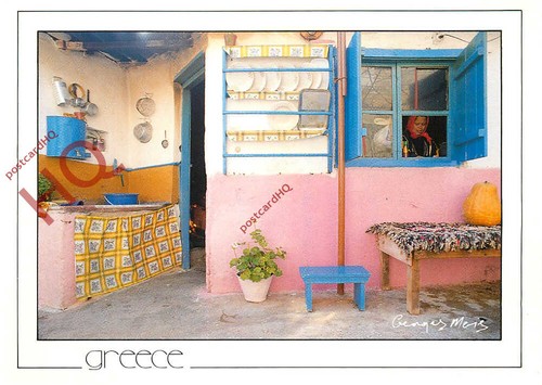 Picture postcard greece - picture, postcard>