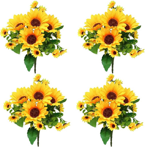 Bunches artificial sunflower - 4,
