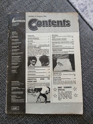 Bmx action bike - action, magazine