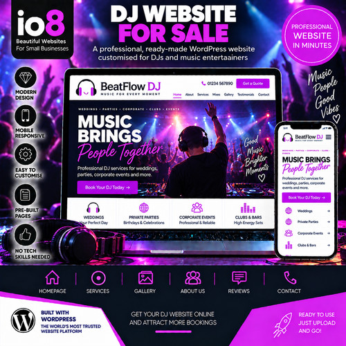 Website wordpress - dj,