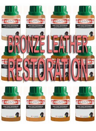 Bronze leather restoration - bronze,