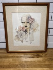 Large Vintage framed