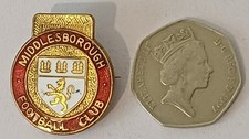 Middlesborough FC Enamel Football Badge