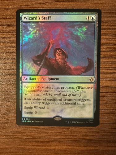 Wizard staff foil the - wizard's, r